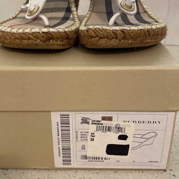 Authentic Burberry Wedge Shoes - Picture 5 of 5